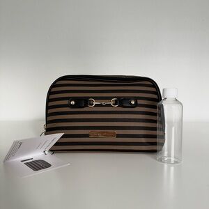 Adrienne Vittadini Saratoga Stripe Collection Double Top Zip Case